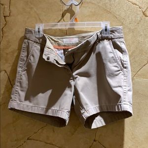 J.Crew Shorts Chino Broken-In Khaki Color